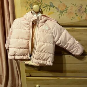 The North Face Pink Puffer Jacket
